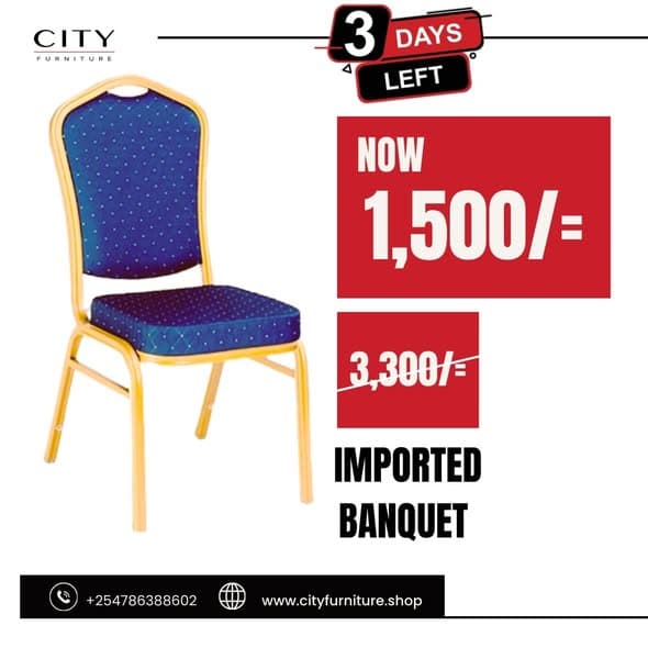Banquet Chair blue