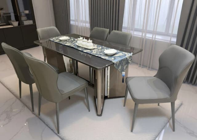 6 SEATER DINING SET (64015/Y06)