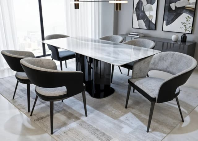 6 SEATER DINING SET (BH877/AH592)