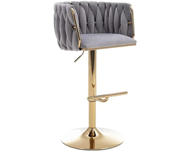 Bar Stool- Grey (1430)