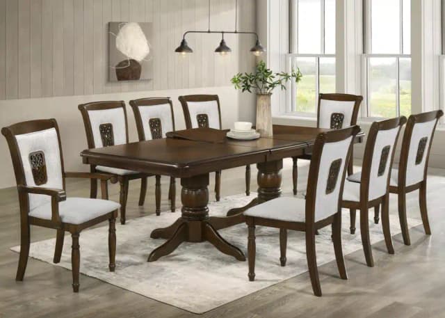 DATURA 8 SEATER DINING SET-DARK MINDY
