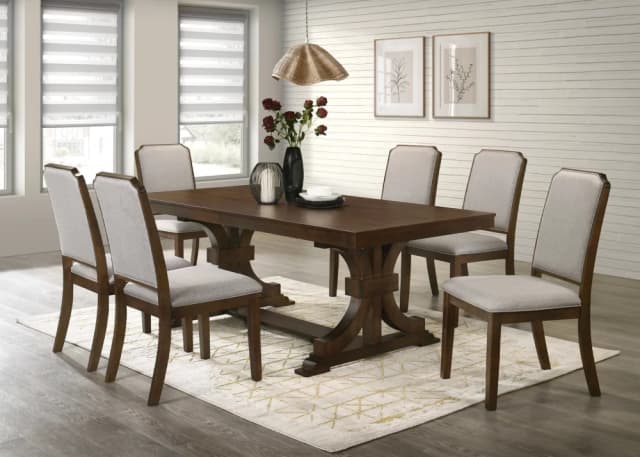 DINING SET 6 SEATER (3216+8185)