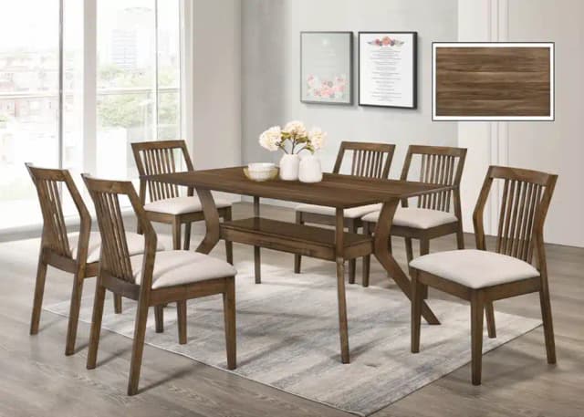 LISBON 6 SEATER DINING SET