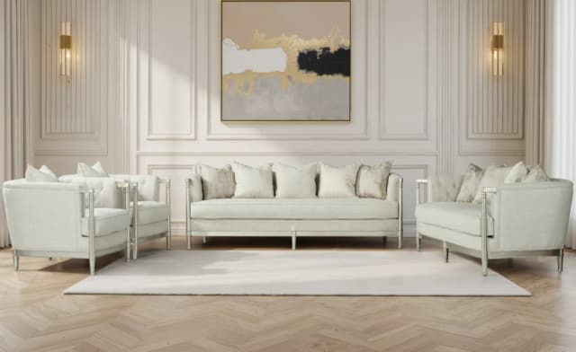 MILAN 7 SEATER FABRIC SOFA (F319)